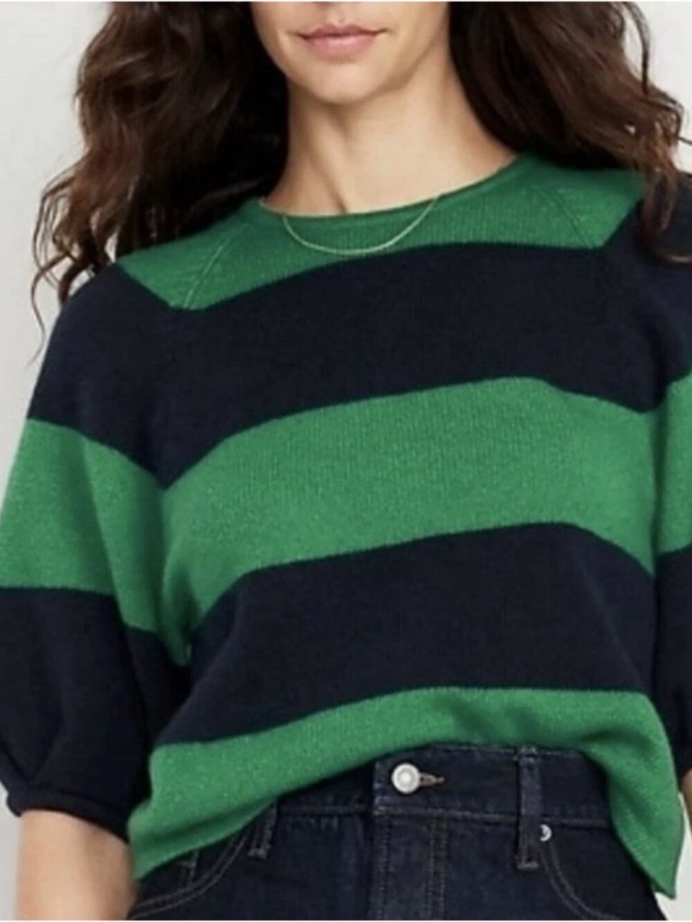 Old Navy Cropped Puff Sleeve Sweater